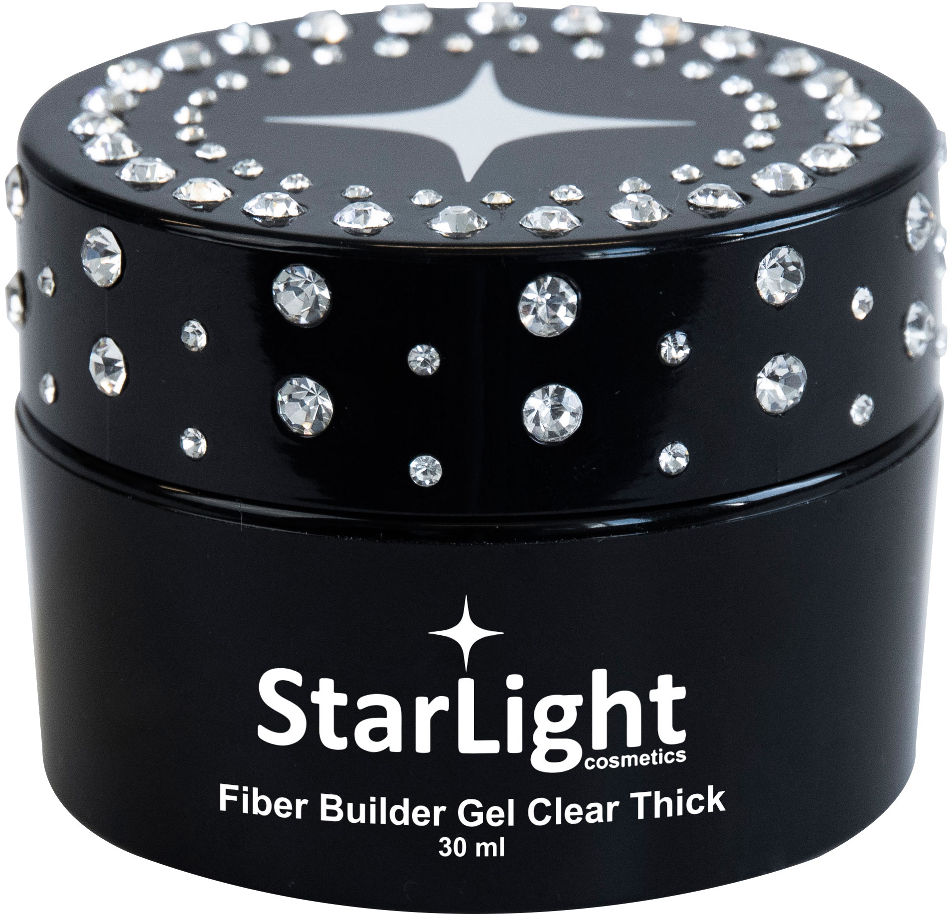 Naglar Fiber Builder Gel Clear Thick - 30 ml