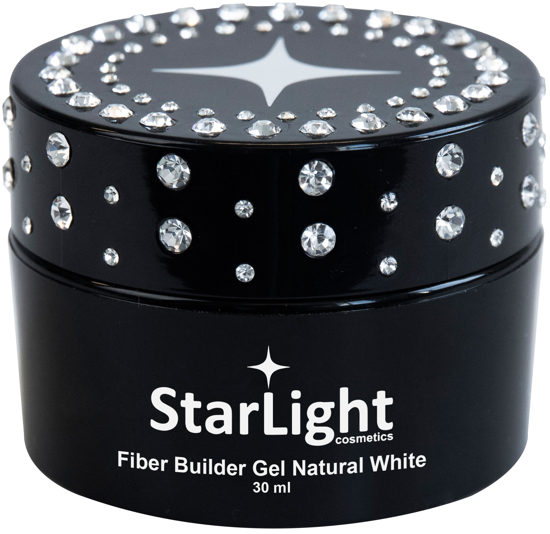 Naglar Fiber Builder Gel Natural White - 30 ml