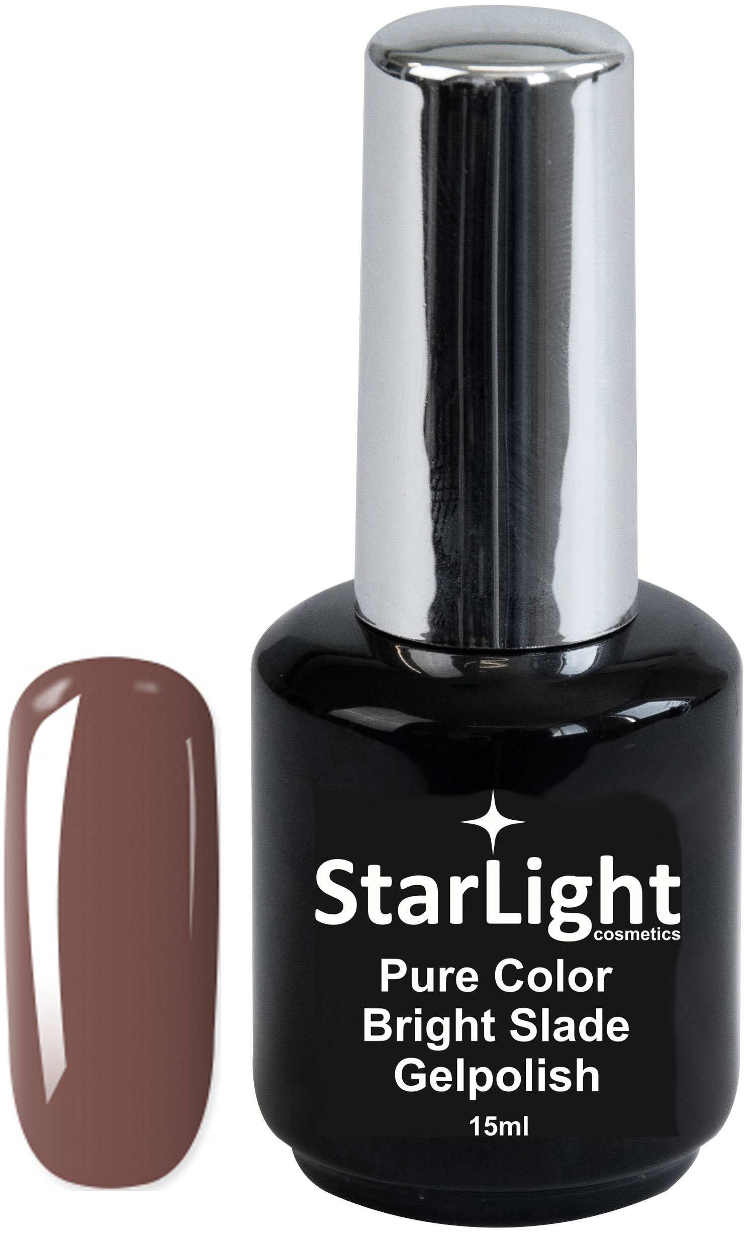 Naglar Gelpolish Pure Color Bright Slade - 15 ml