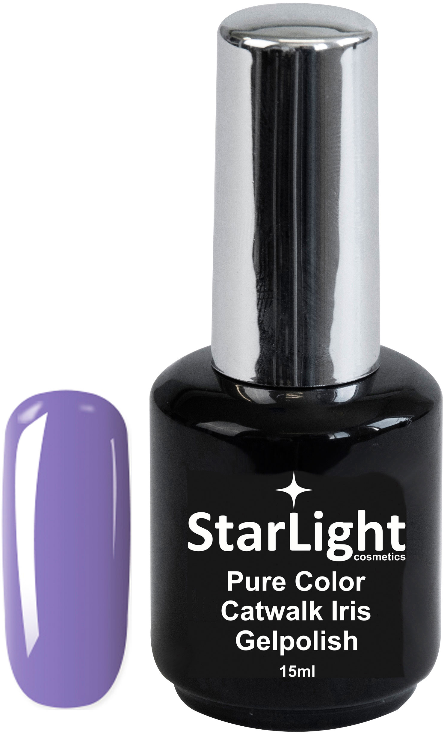 Naglar Gelpolish Pure Color Catwalk Iris - 15 ml