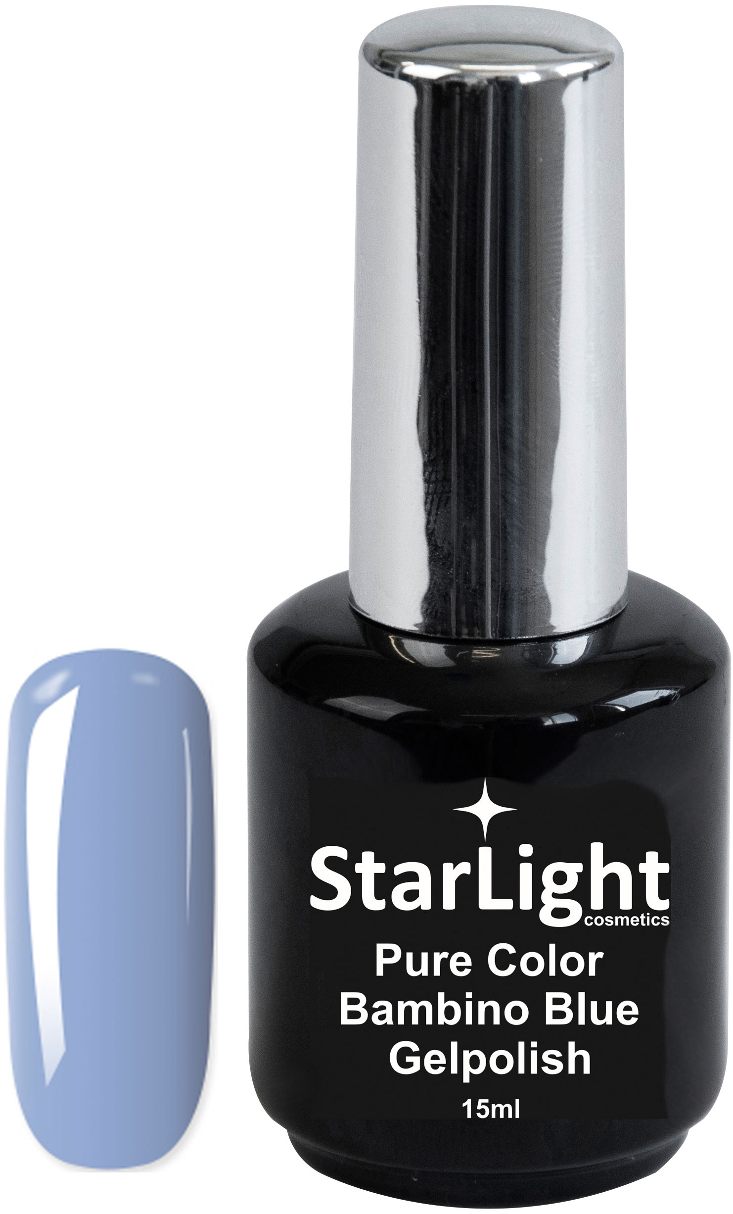 Naglar Gelpolish Pure Color Bambino Blue - 15 ml