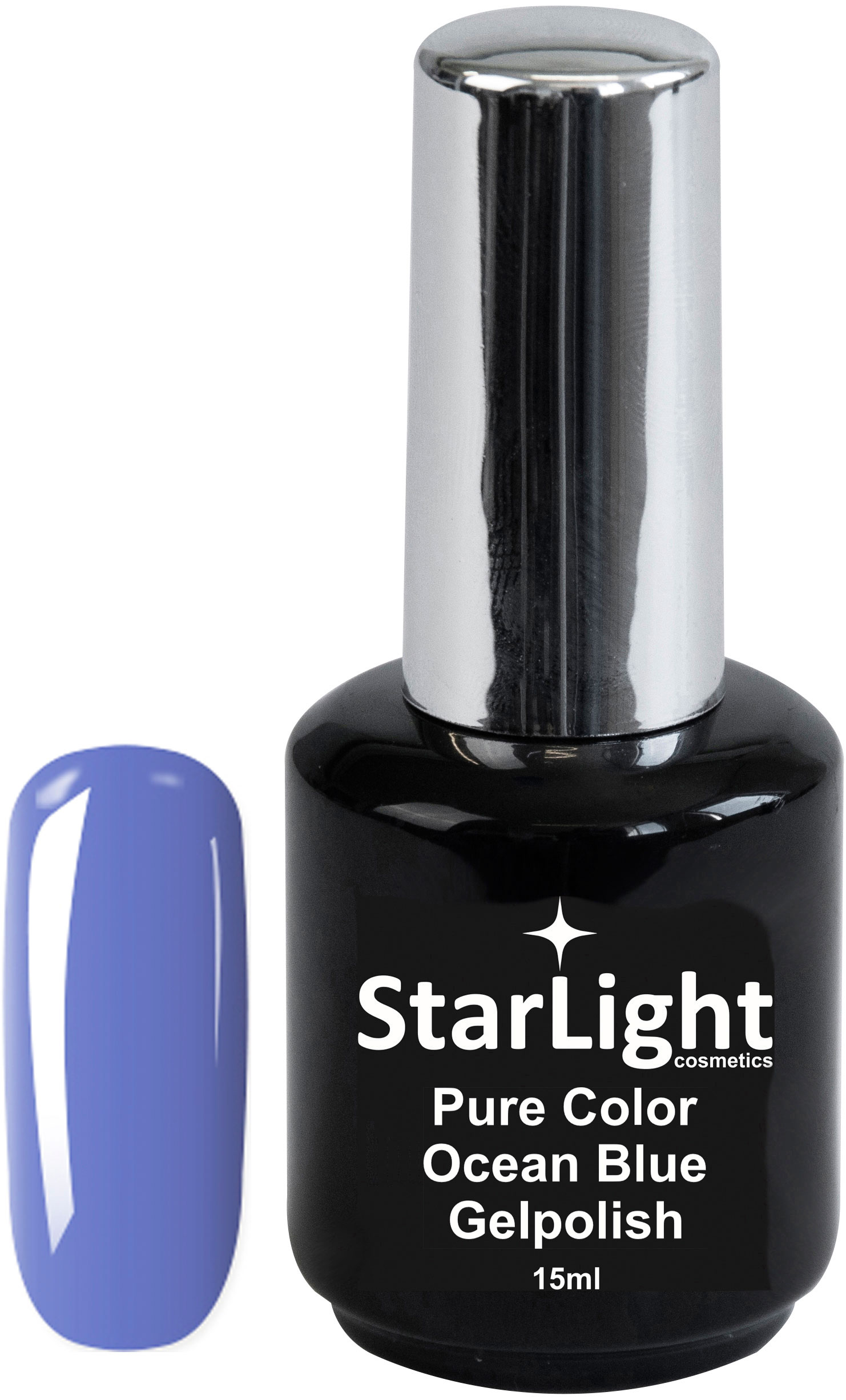 Naglar Gelpolish Pure Color Ocean Blue - 15 ml