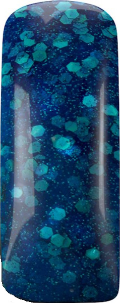 Naglar Color Glitter Gel Bitchy Blue - 7,5 gram