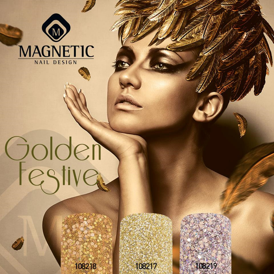 Naglar Pro-Formula Golden Festive Color Collection - 15 gram x 3 st