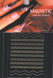 Naglar Nail Art Sticker Gold - 010