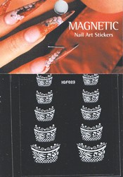 Naglar French Nail Art Sticker - 063