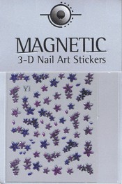 Naglar 3D Shiny Nailartsticker - 156