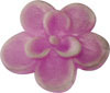 Naglar Fimo Flowers Pink - 25 st