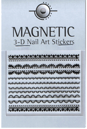 Naglar 3D Rubber Nail Art Sticker - 39