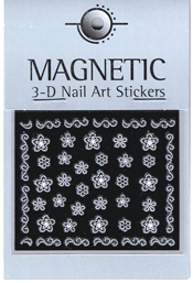 Naglar 3D Rubber Nail Art Sticker - 40