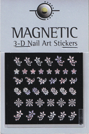 Naglar 3D Pearl Nail Art Sticker - 45