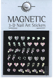 Naglar Holographic 3D Nail Art Sticker - 49