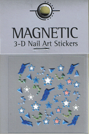 Naglar Rubber Nail Art Sticker - 469