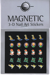 Naglar 3D Christmas Nail Art Sticker