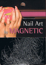 Naglar Nail Art Yarn - Silver/Black