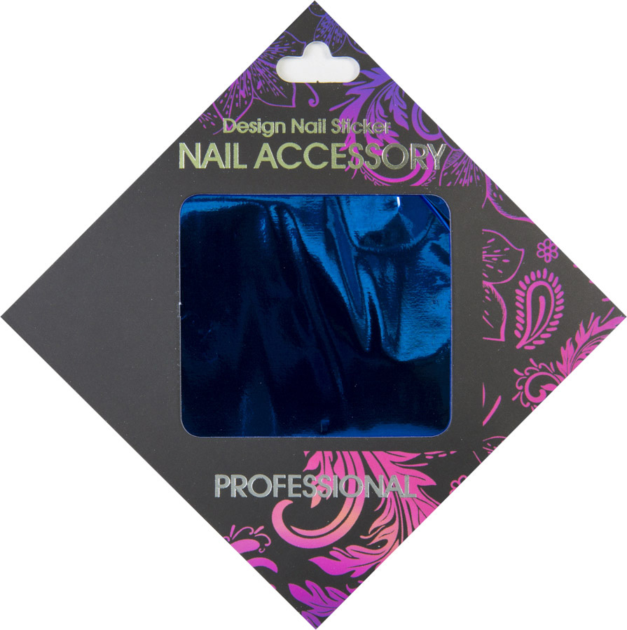 Naglar Transfer Foil Metallic Blue - 6,2 cm x 14,6 cm