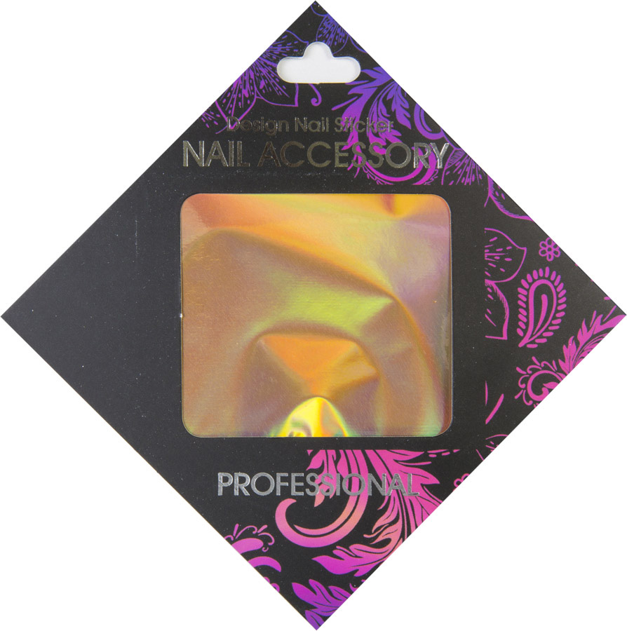 Naglar Transfer Foil Holografic Gold - 6,2 cm x 14,6 cm