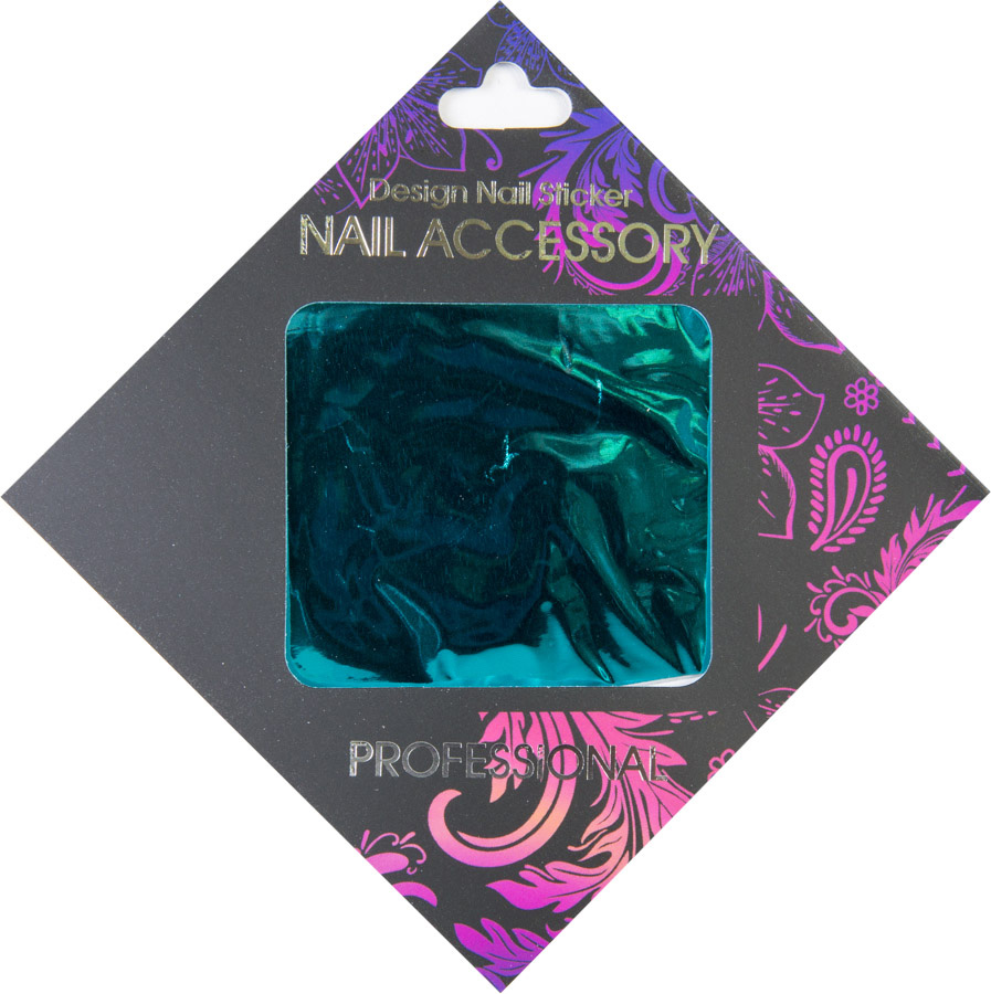 Naglar Transfer Foil Turqoise Metallic - 6,2 cm x 14,6 cm