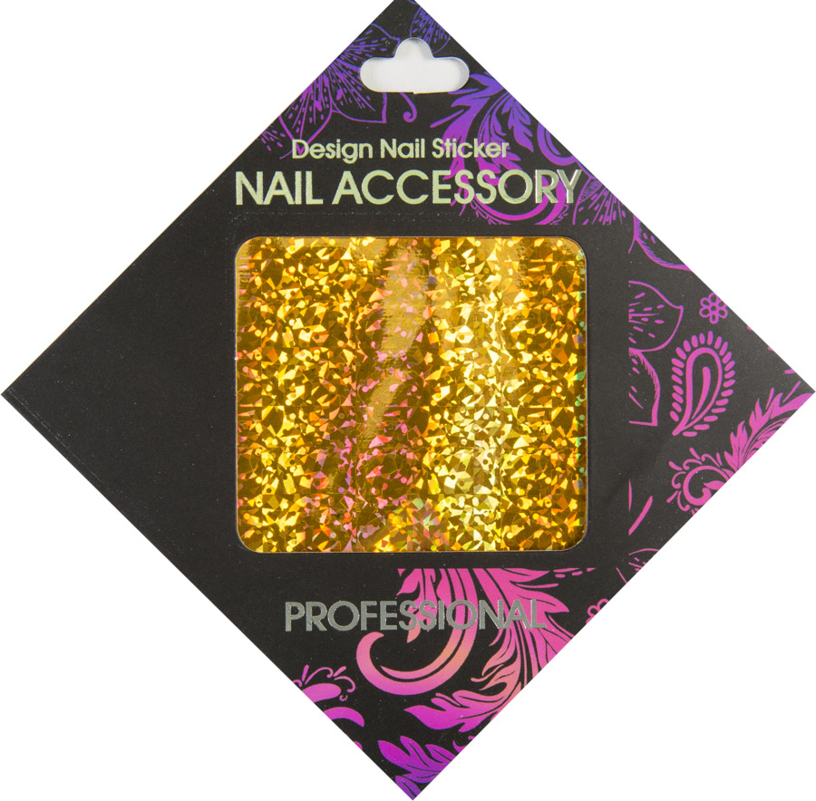 Naglar Transfer Foil Gold Flakes - 6,2 cm x 14,6 cm