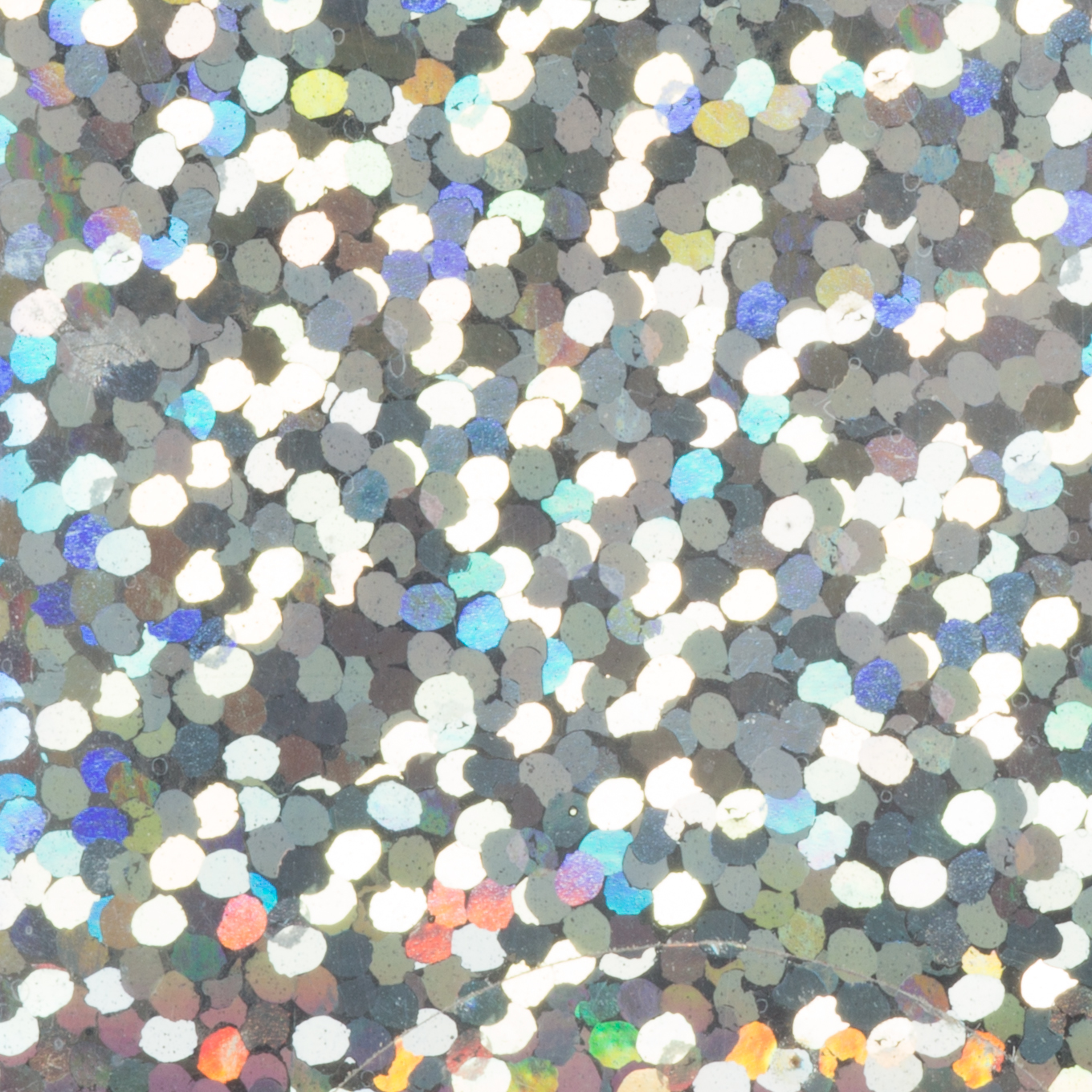 Naglar Transfer Foil Hologram Silver Confetti - 1,5 m x 4,8 cm