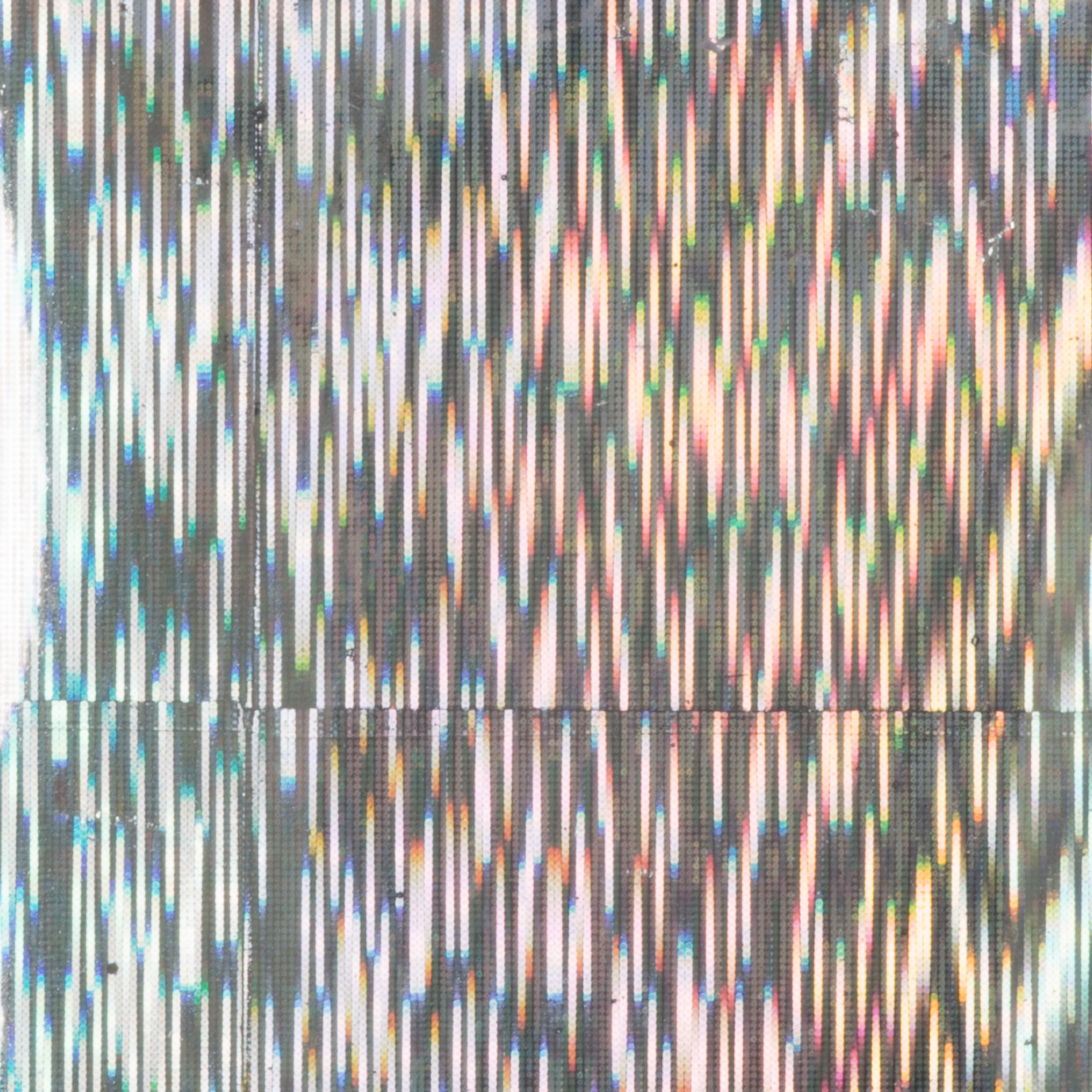 Naglar Transfer Foil Hologram Silver Stripes - 1,5 m x 4,8 cm