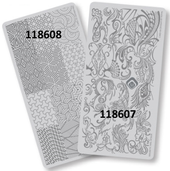 Naglar Stamp Plate Pepyn Borrl Designs - (12 olika designer)