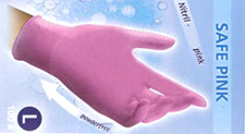 Naglar Nitrilhandskar Pink Medium - 100 st