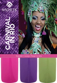 Naglar Carneval in Rio Collection - 3 st 15 ml nagellacker