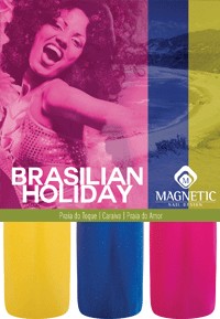 Naglar Brazilien Holiday Collection - 3 st 15 ml nagellacker