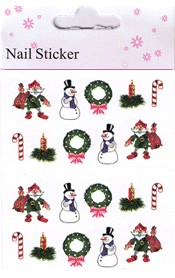 Naglar Christmas Nail Art Sticker  - 11