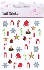 Naglar Christmas Nail Art Sticker  - 12