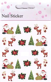 Naglar Christmas Nail Art Sticker  - 13