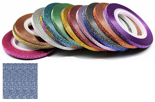 Naglar Striping Glitter Tape - 1 mm bred