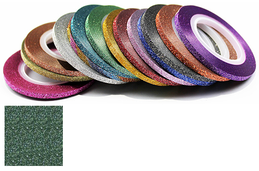 Naglar Striping Glitter Tape - 3 mm bred