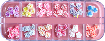 Naglar Fimo Flower Kit 1 - 60 st