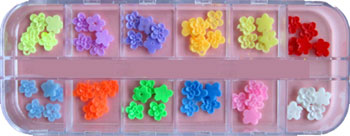 Naglar Fimo Flower Kit 2 - 60 st