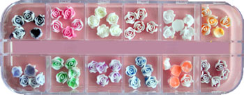 Naglar Fimo Flower Kit 3 - 60 st