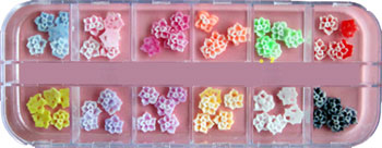 Naglar Fimo Flower Kit 4 - 60 st