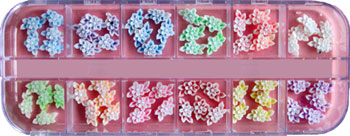 Naglar Fimo Flower Kit 5 - 60 st