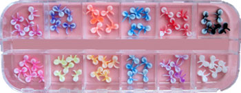 Naglar Fimo Flower Kit 9 - 60 st