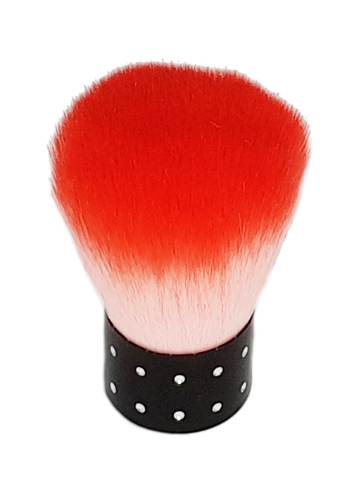 Naglar Dust Brush - Mellan Red/White