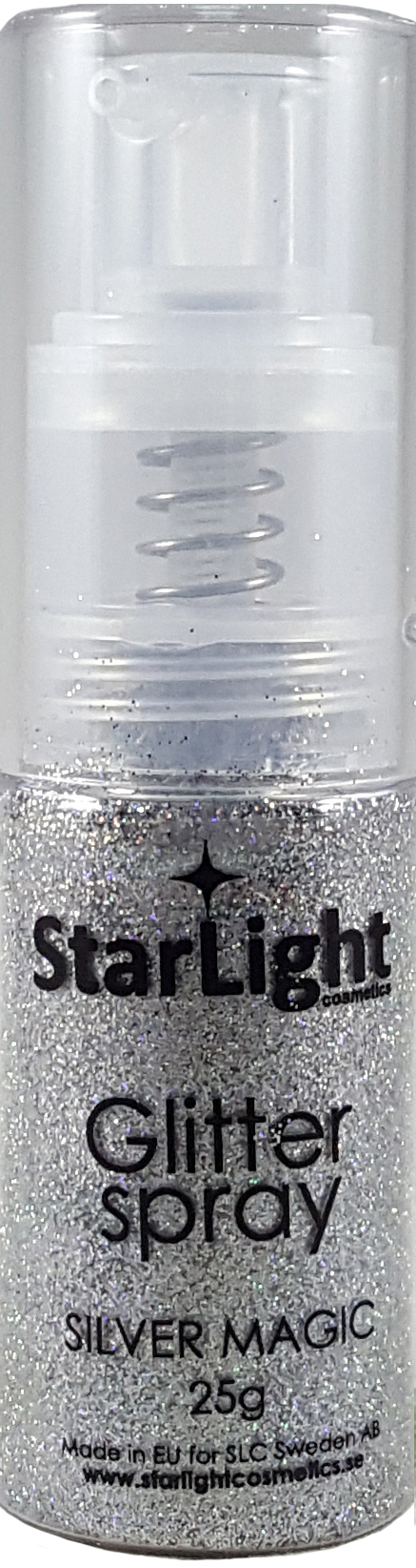 Naglar Glitter Spray Silver Magic - 25 gram