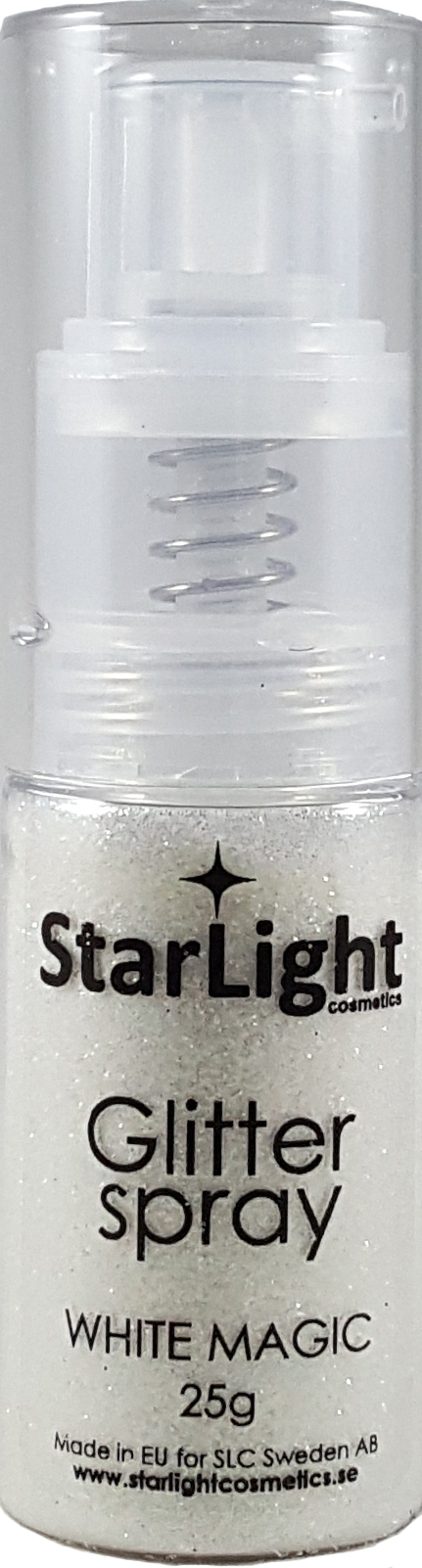 Naglar Glitter Spray White Magic - 25 gram