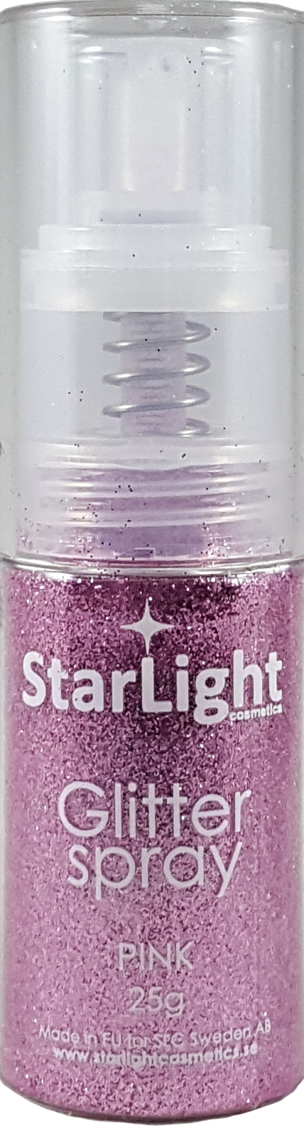 Naglar Glitter Spray Pink - 25 gram