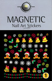 Naglar Christmas Nail Art Sticker  - 1