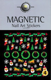 Naglar Christmas Nail Art Sticker  - 4