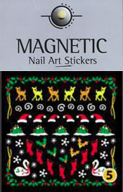 Naglar Christmas Nail Art Sticker  - 5