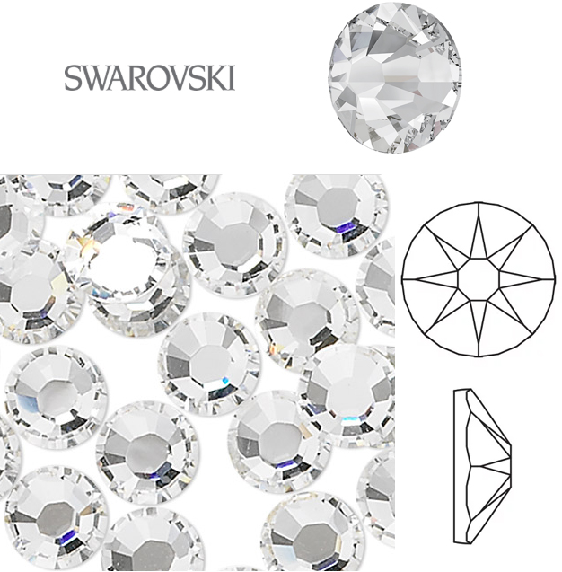 Naglar Swarovski Crystals